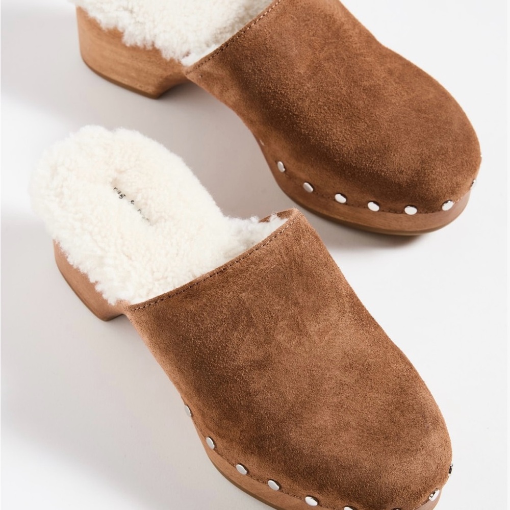 rag & bone Mara Suede Clogs
